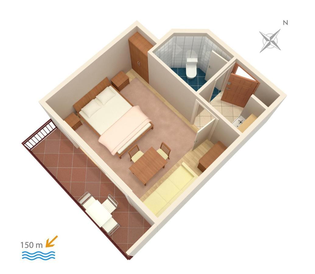 Apartments With A Parking Space Baska Voda, Makarska - 301 Luaran gambar