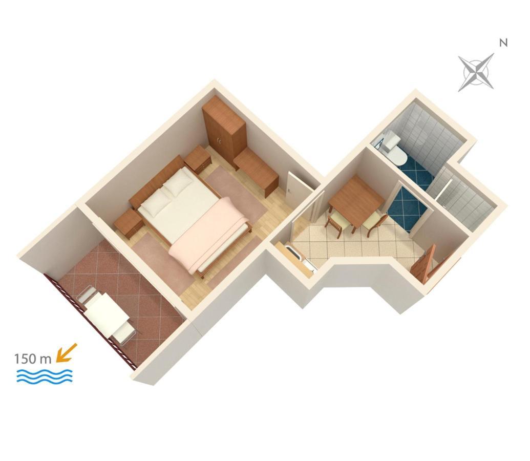 Apartments With A Parking Space Baska Voda, Makarska - 301 Luaran gambar