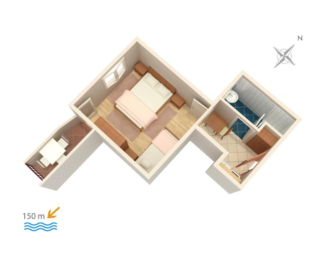 Apartments With A Parking Space Baska Voda, Makarska - 301 Luaran gambar